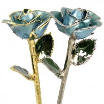 March Birthday Gift: Aquamarine Preserved Rose