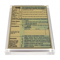 1040 Tax Form Paperweight