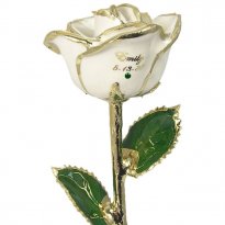 Personalized Preserved Birthday Rose Gift Free Birthstone