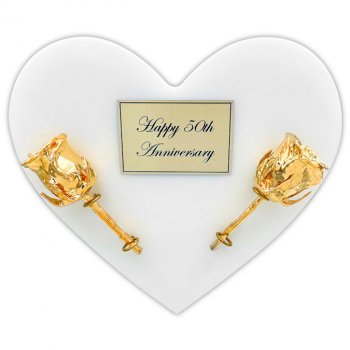 50th Wedding Anniversary Gifts for Parents, 50th Anniversary Decorations  for Party, Golden Anniversary 50 Year Gifts, 50th Anniversary Gifts for  Couples, Gift with 50th Anniversary Card 5020B - Walmart.com