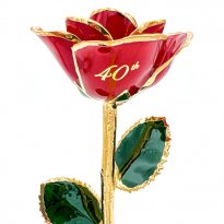Personalized Rose 40th Anniversary Gift