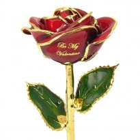 11" Personalized Valentine's Day Rose