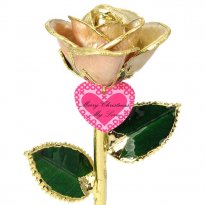 Personalized Christmas Gift: Hugs and Kisses Rose
