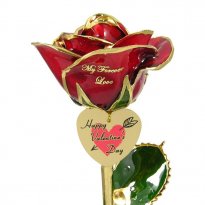11" Cupid's Personalized Valentine's Day Rose Gift
