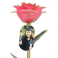 Personalized Graduation Photo Rose