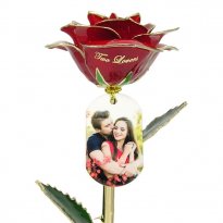 Personalized Valentine's Day Photo Rose