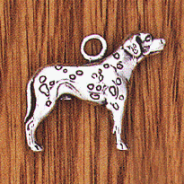 Sterling Silver Dog Charm: Dalmation