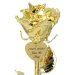 50th Anniversary 24k Gold Dipped Rose