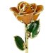 24k Gold Peach Rose